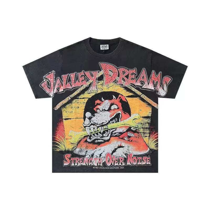 Vale Forever Dog Strength Over Noise Big Tee Black