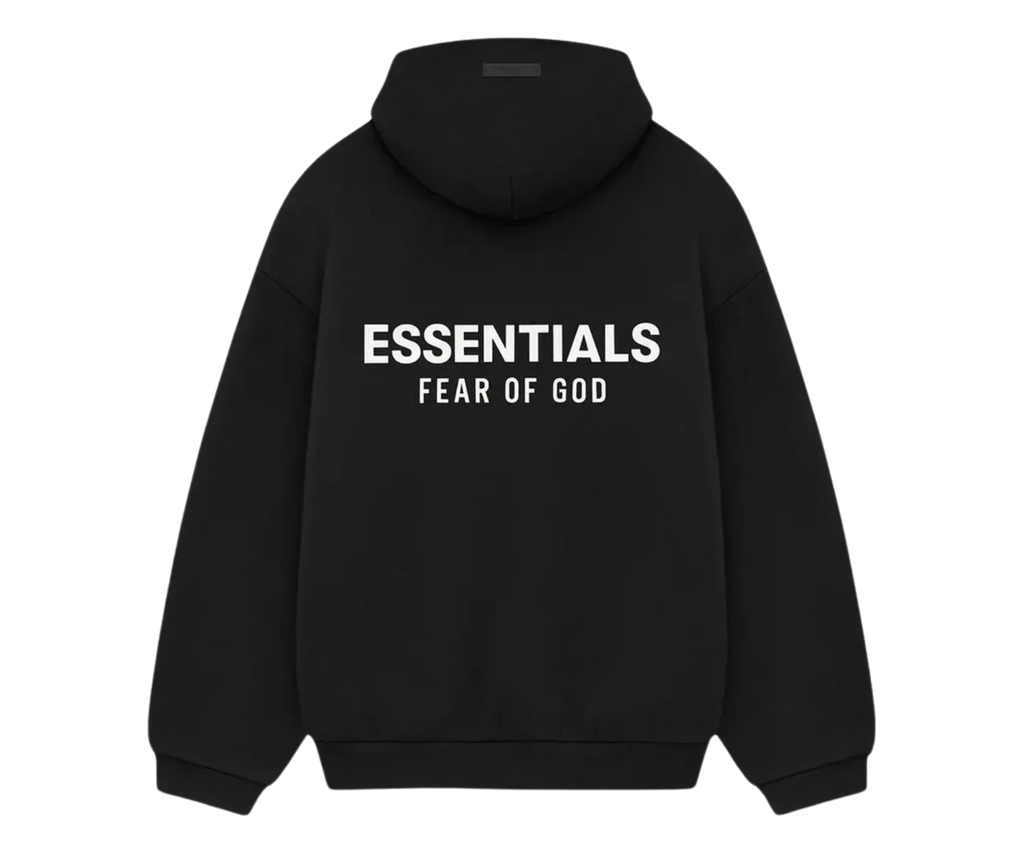 Fear of God Essentials Fleece Hoodie (FW24) Black