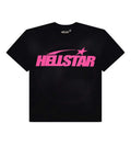 Hellstar Classic Logo Gel Tee Black/Pink
