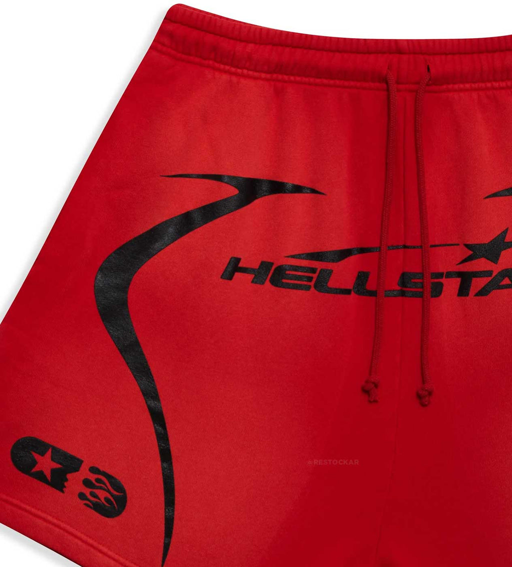 Hellstar Warm Up 7 on 7 Shorts Red