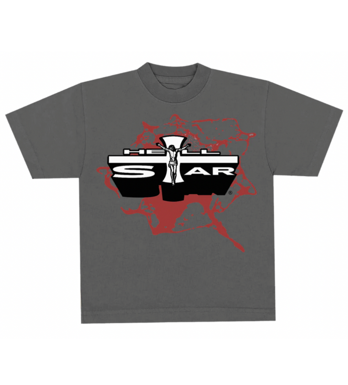 Hellstar Studios Jesus Emblem Tee Grey