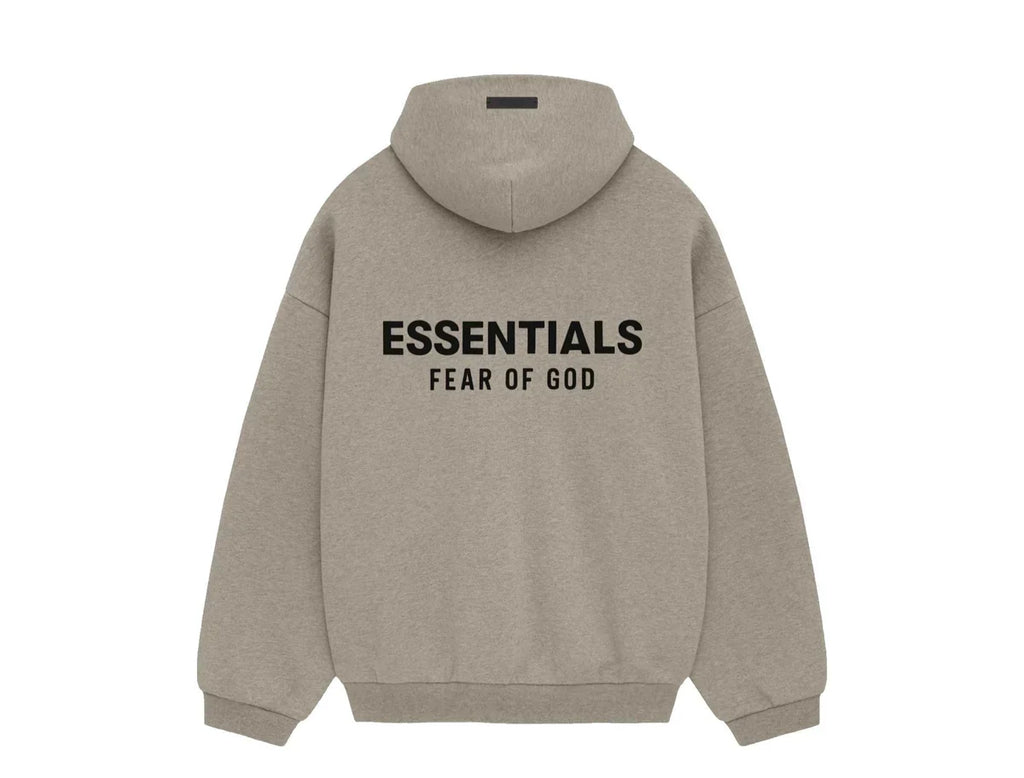 Fear of God Essentials Fleece Hoodie (FW24) Heather Grey