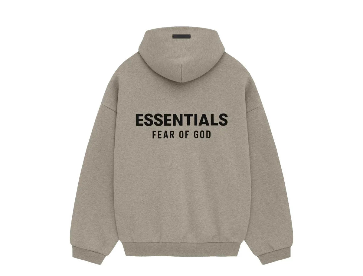 Fear of God Essentials Fleece Hoodie (FW24) Heather Grey