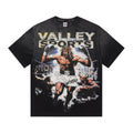 Vale Forever Jesus Vs Hellboy Sand Tee Vintage Boxing Graphic Streetwear T‑Shirt