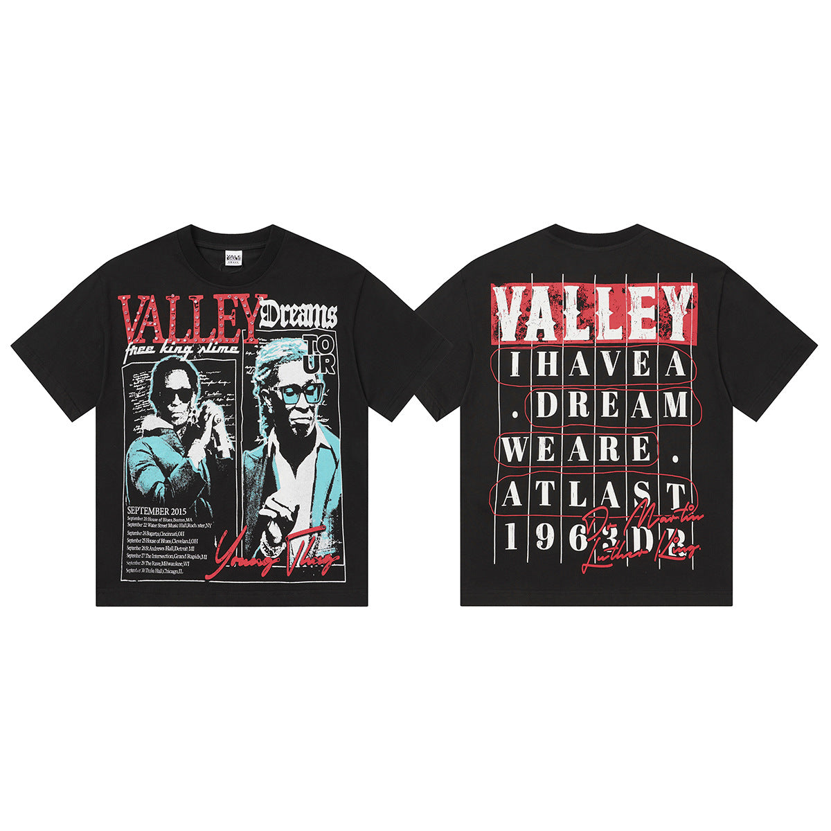 Vale Forever Valley Dreams Tour I Have A Dream Vintage Graphic Tee