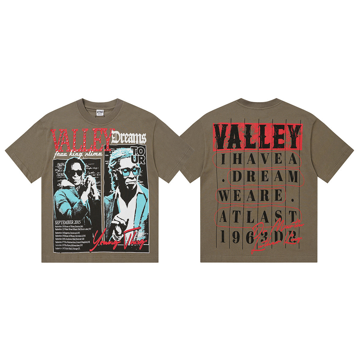 Vale Forever Valley Dreams Tour I Have A Dream Vintage Graphic Tee