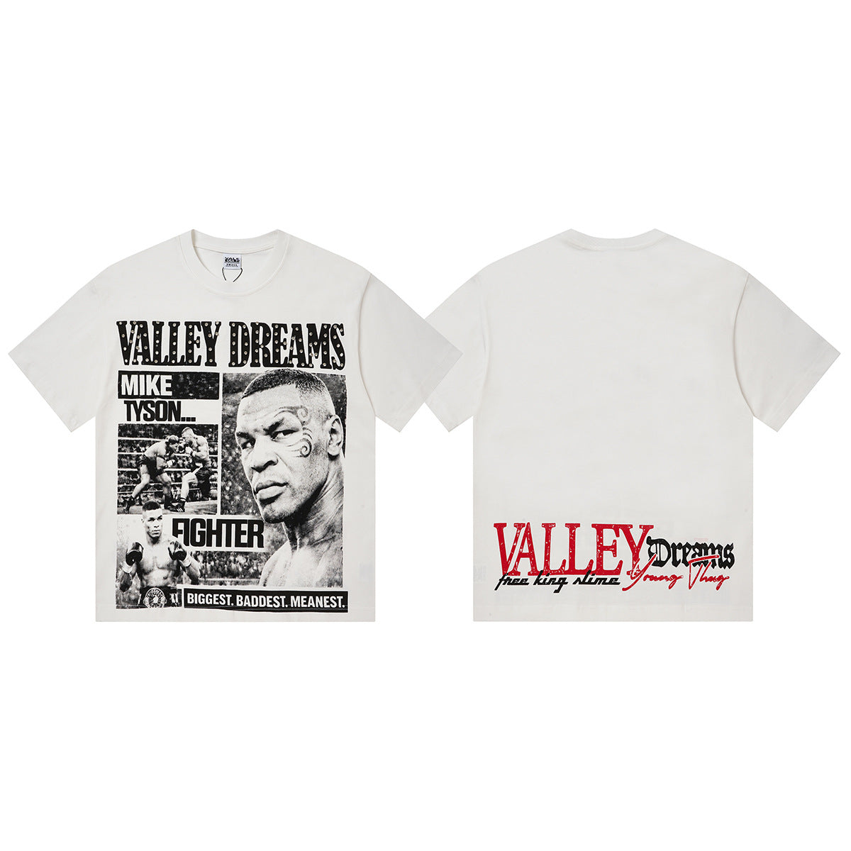 Vale Forever Valley Dreams Mike Tyson Fighter Vintage Graphic Tee