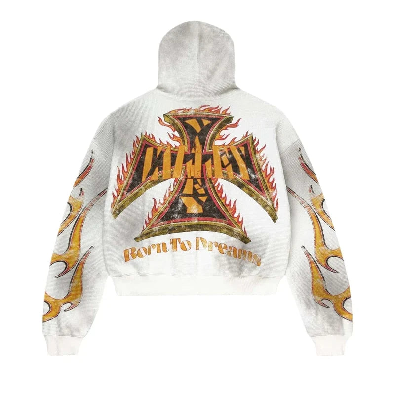 Vale Forever Reborn Waffle Zip-Up Hoodie
