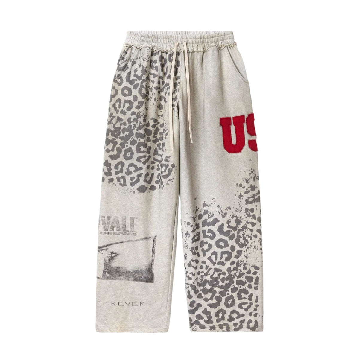 Vale Forever Cheetah Sweatpants – gray