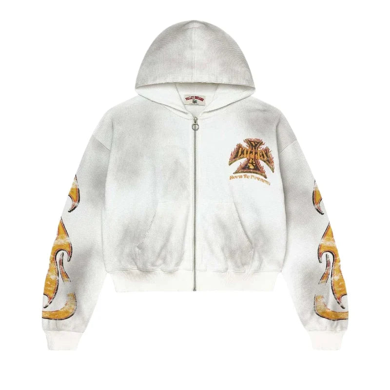 Vale Forever Reborn Waffle Zip-Up Hoodie