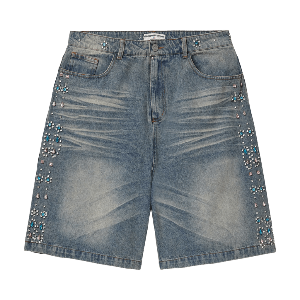 Vale Forever Candy Jorts – Mid Blue