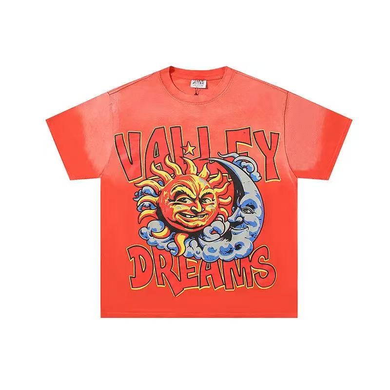 Valley Dreams Sun & Moon Vintage Graphic T‑Shirt