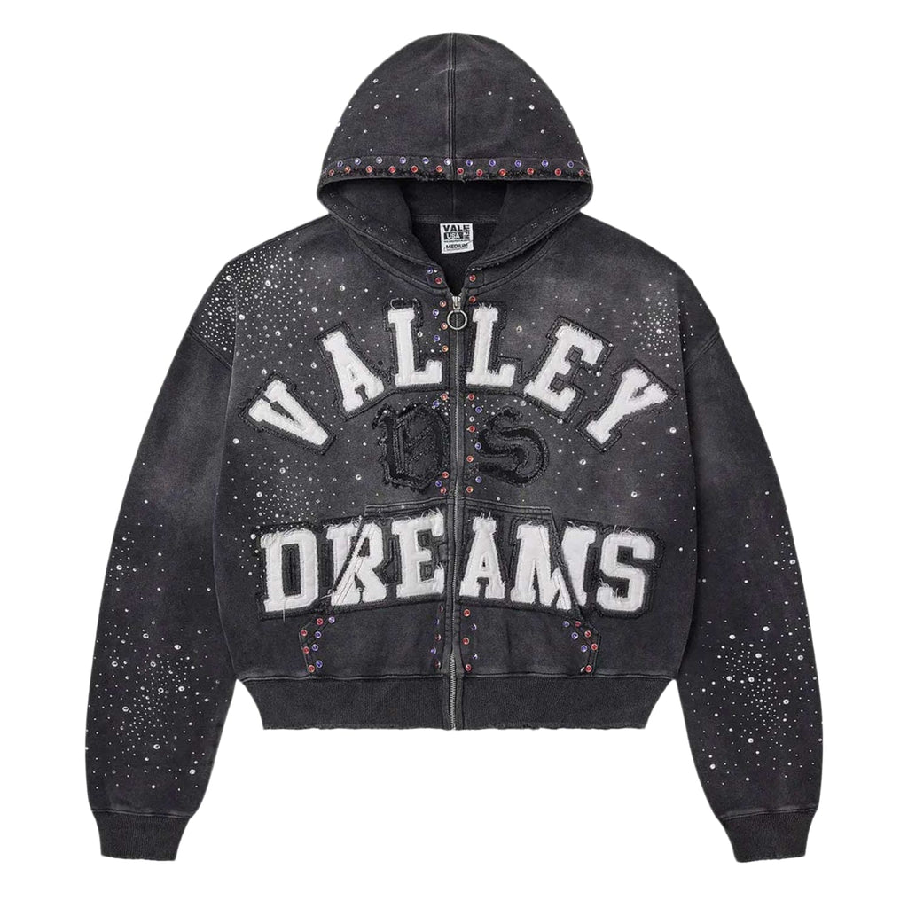 Vale Forever Classico Zip-Up Hoodie – Black