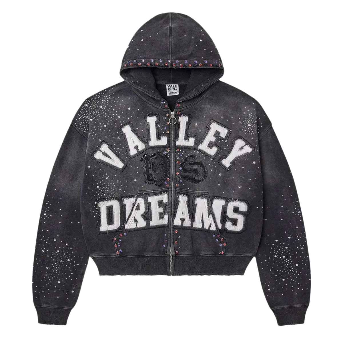 Vale Forever Classico Zip-Up Hoodie – Black