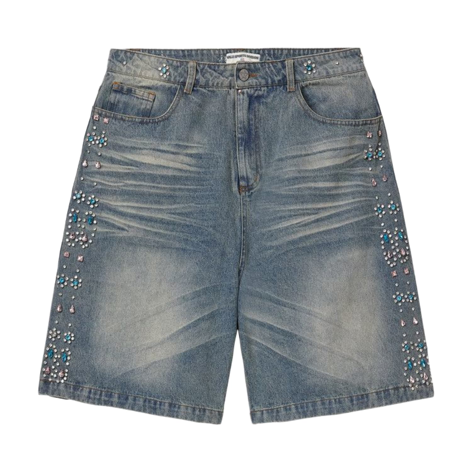 Vale Forever Candy Jorts – Mid Blue