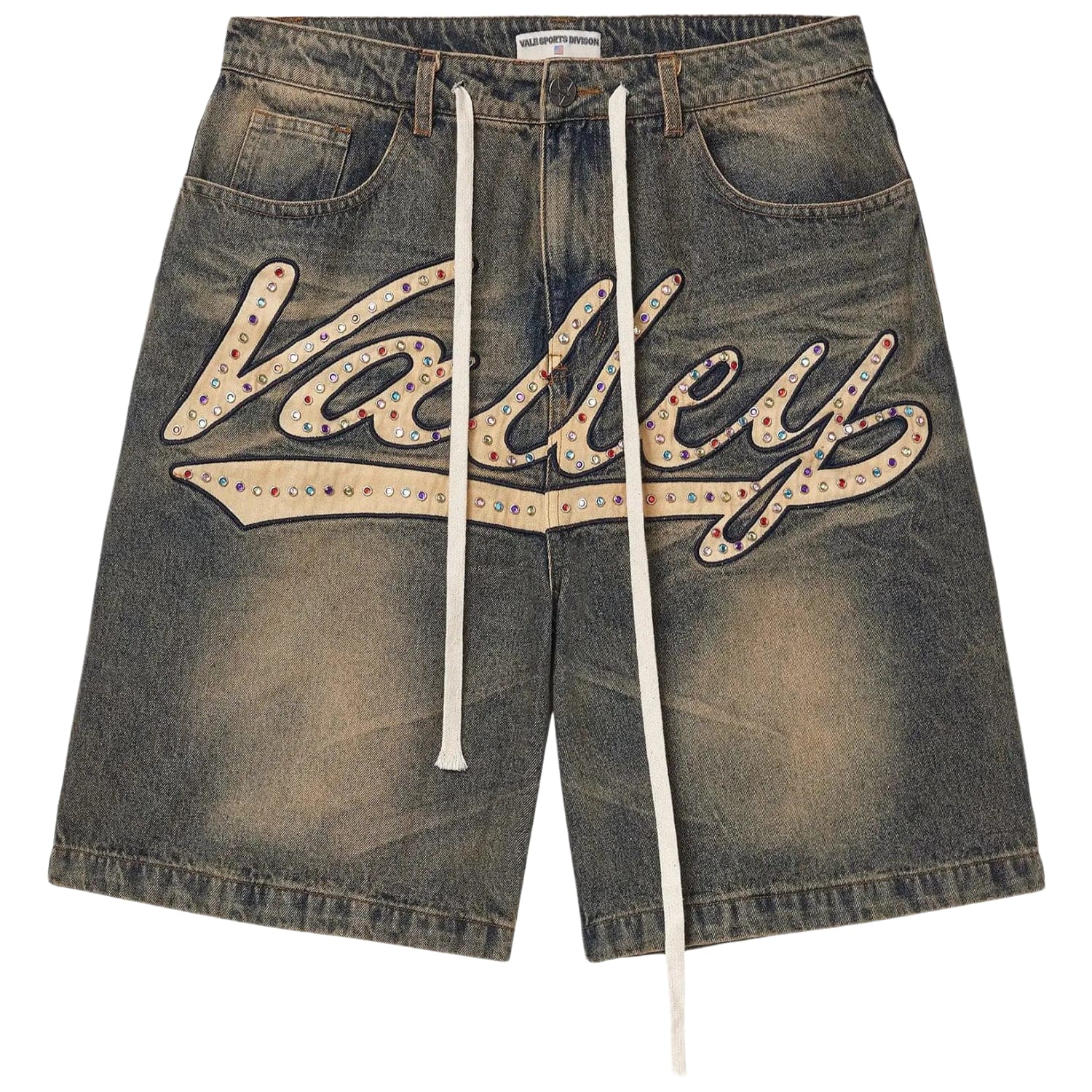 Vale Forever Skittles Jorts – Mid Blue