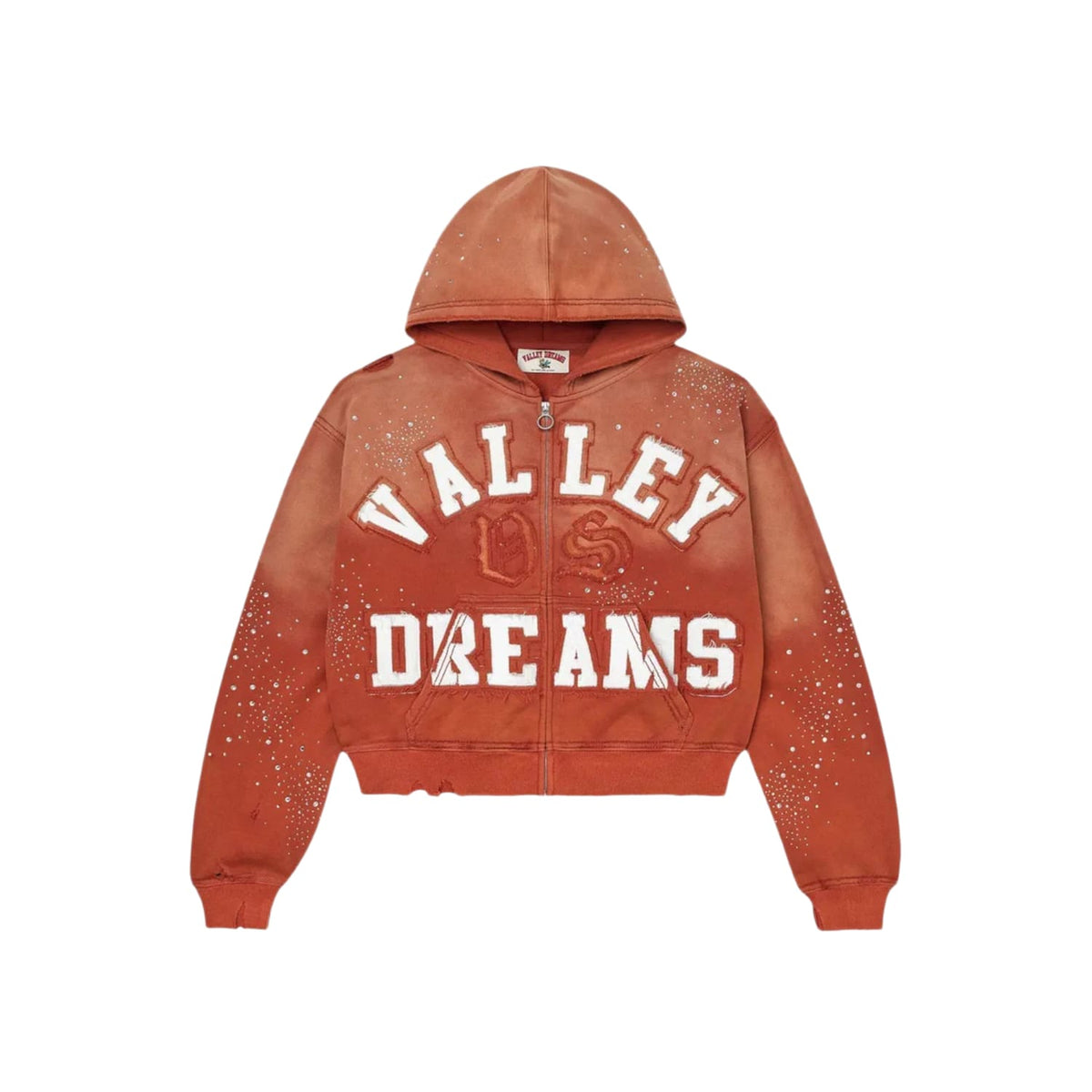 Vale Forever Classico Zip-Up Hoodie – Orange