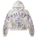 Vale Forever Army Zip-Up Hoodie – Grey