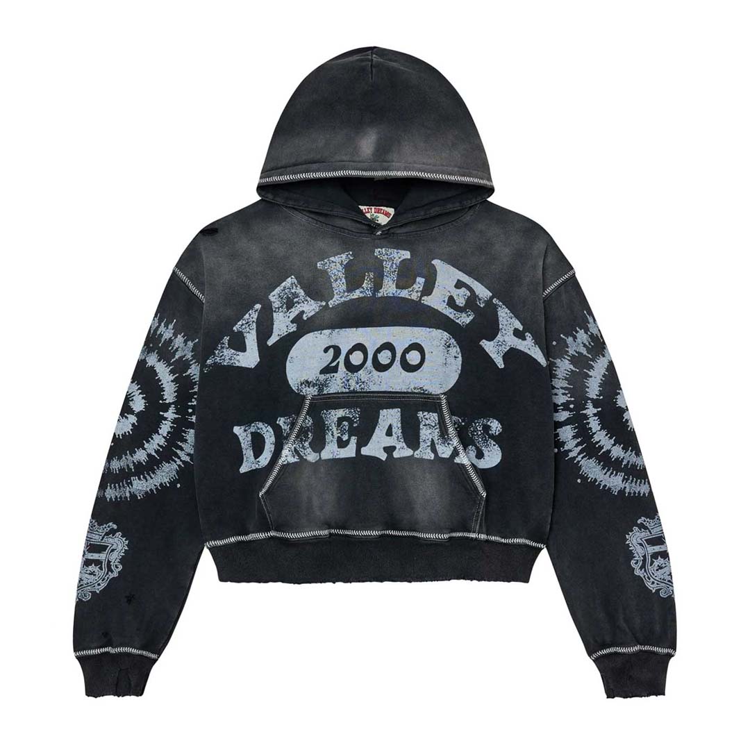 Vale Forever 2000 Spiral Hoodie Black