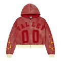 Vale Forever Chimera Zip Up Hoodie 'Red'