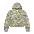 Vale Forever Crystal Camo Zip Up Work Jacket