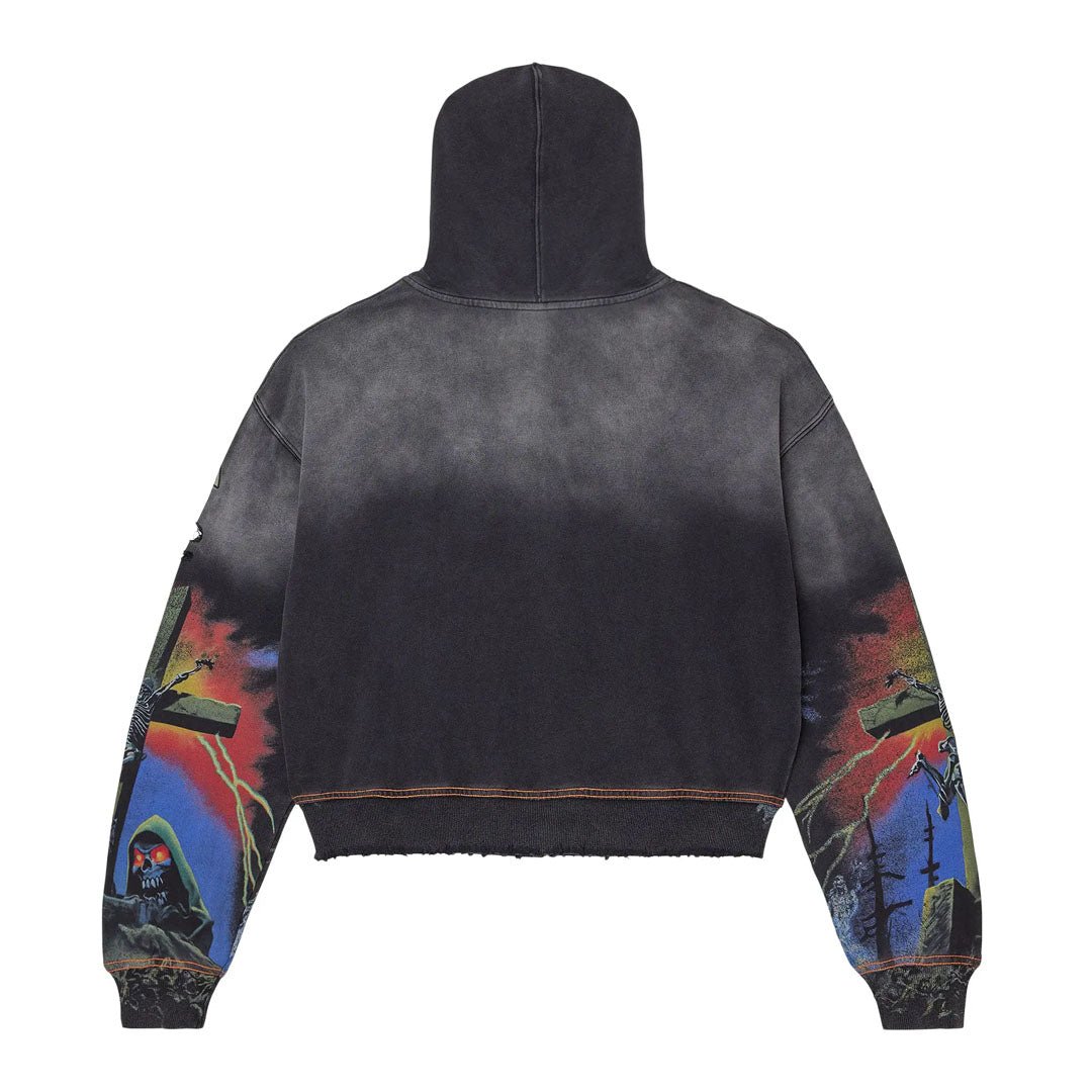 Vale Forever Damned Big Zip Up Hoodie 'Black'