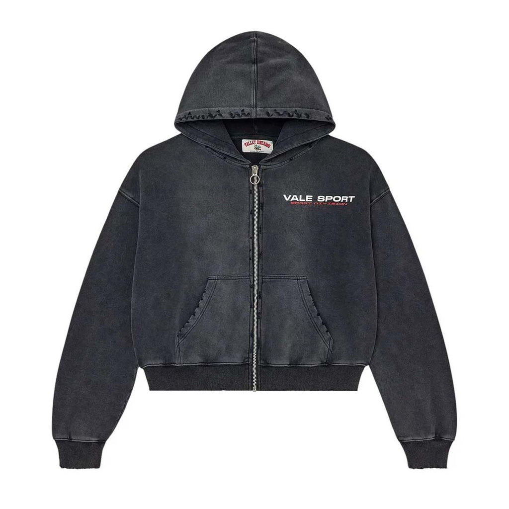 Vale Forever Staple Zip Up Hoodie Black