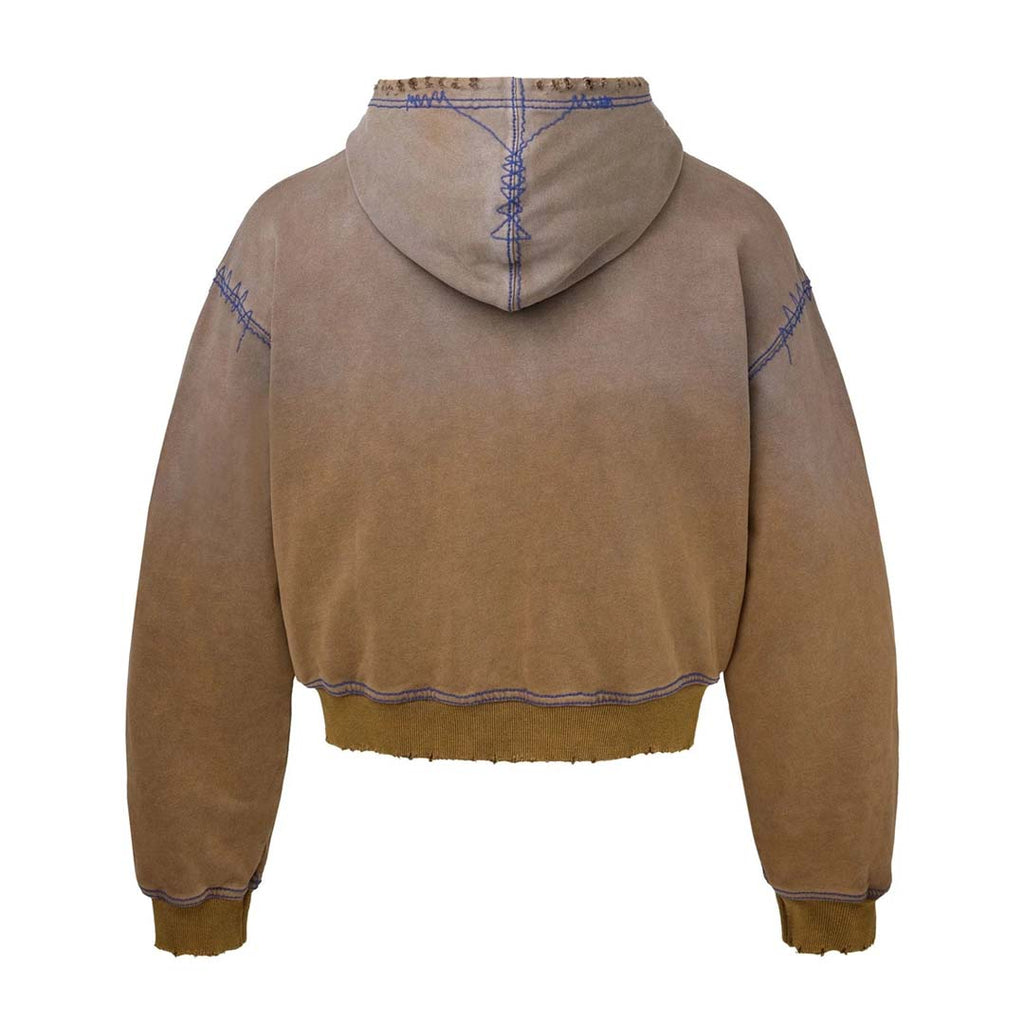 Vale Forever Sunny Brown Zip Up Hoodie