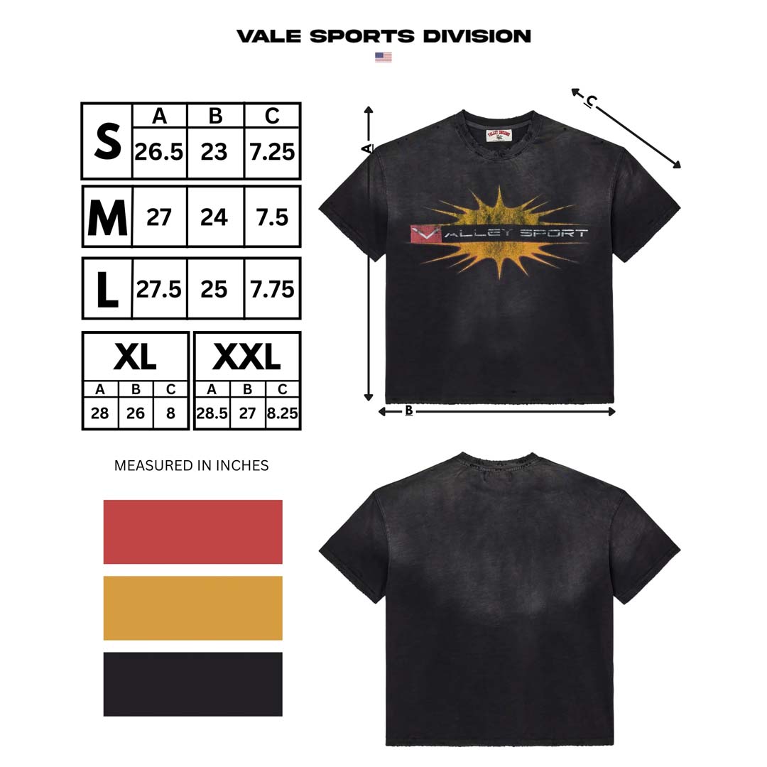 Vale Forever Sunshine Black Tee